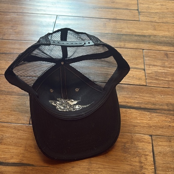 Winchester Snapback Hat Cap Black Gray Mesh - Picture 9 of 11